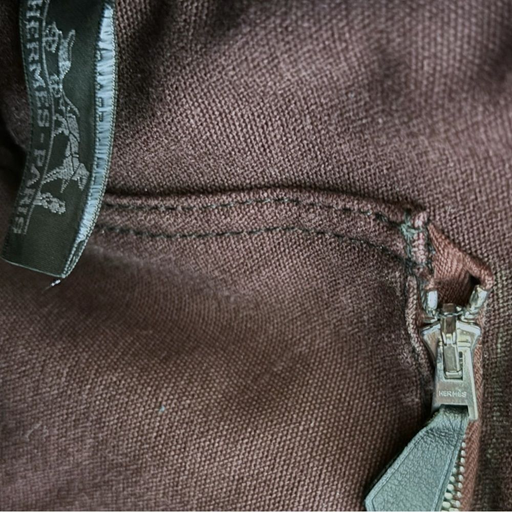 HERMÈS Toile Fourre-Tout MM Tote Bag - Picture 3 of 11